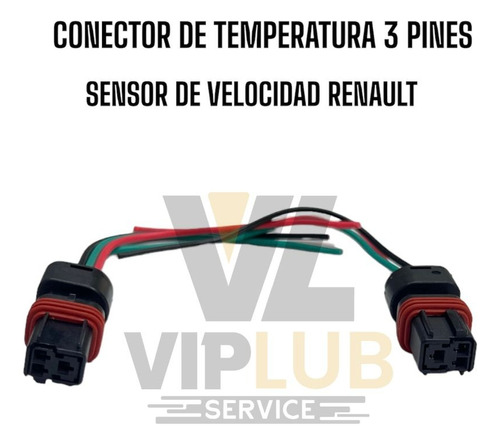 Conector Temperatura 3 Pines Renault, Sensor Velocidad 