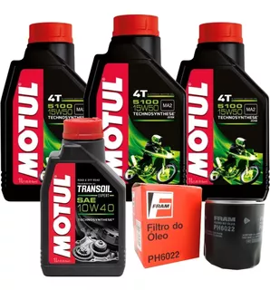 Kit Troca Óleos Harley Davidson Xl 883 R Motul 15w50 Fram