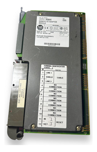 Modulo Adaptador Allen Bradley 1771-asb/e (Usado)