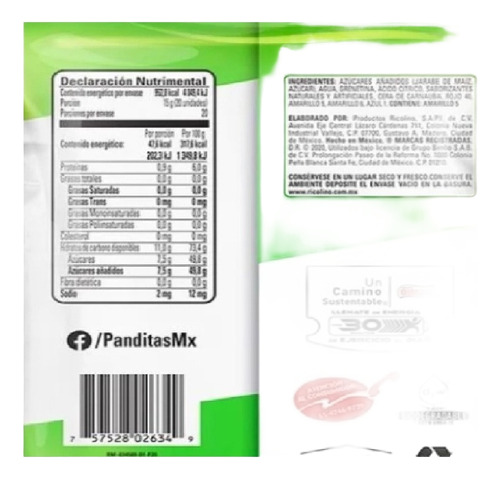 Ricolino Panditas Clásicas Gomitas 1kg