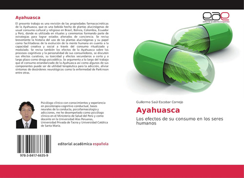 Libro:ayahuasca: Los Efectos De Su Consumo En Los Seres Huma