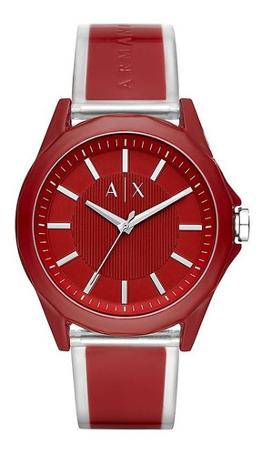 Reloj Armani Hombre Caucho Rojo Tienda Oficial Ax2632