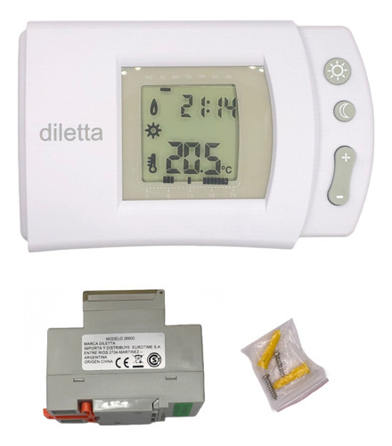 Termostato Diletta Programable Con Comando A Distancia 26900