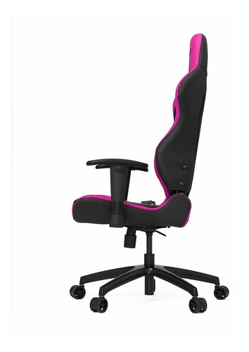 Imagen 3 de 3 de Silla de escritorio Vertagear SL2000 VG-SL2000 gamer ergonómica negra y rosa con tapizado de cuero sintético