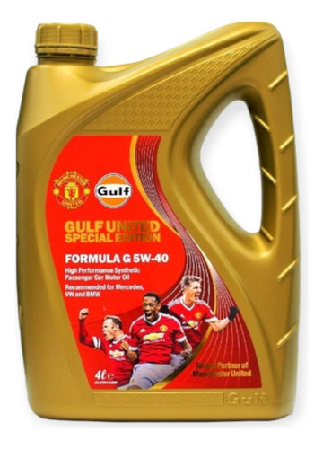 Aceite/lubricante Gulf Sintetico Formula G 5w40 4l