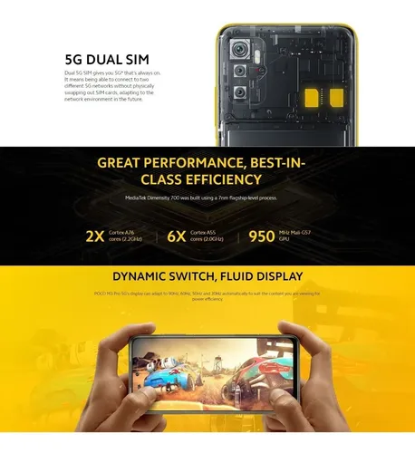 Xiaomi Poco M3 Pro 5g M2103k19py 4gb 64gb Dual Sim Duos