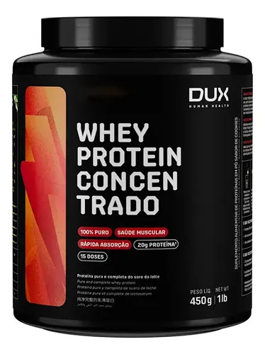 Whey Protein Concentrado 450g - Dux Human Health Cookies