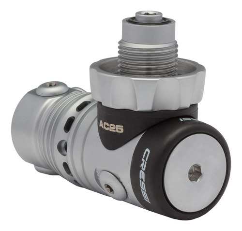 Regulador Cressi Ac25m Master Cromo Proceso Din Para Buceo Color Negro