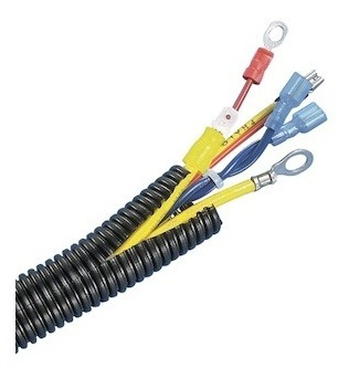 Tubo Corrugado Abierto Para Protección De Cables, 1in (25.4