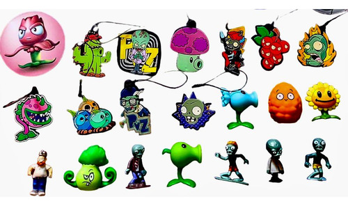 Figuras Plantas Vs Zombies Vualá Colección Completa + Regalo