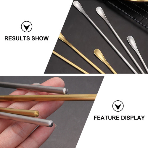 Cucharas Elegantes Para Mezclar Café, 4 Unidades, Delicadas,