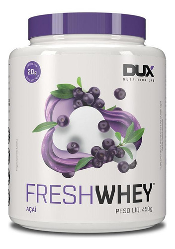 Whey Protein Freshwhey Sabor Açaí Dux Nutrition - Pote 450g
