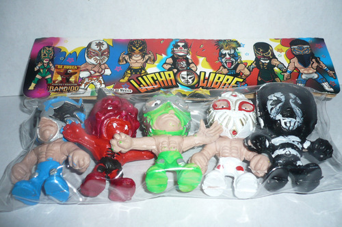 Luchador Muñeco Mini Bobblehead L.a Park Juguete Lucha Libre