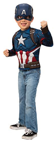 Disfraz Infantil De Capitán América De Marvel Avengers Endga