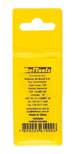 Imagem 4 de 7 de Kit C/ 10 Broca Aço Rápido 1,5mm Beltools