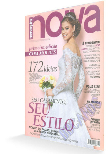 Revista Manequim Vestidos De Noiva Com Moldes Lacrada