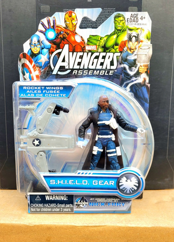 Nick Fury Marvel Universe 3.75 Legends Avengers Shield Gear (Usado)