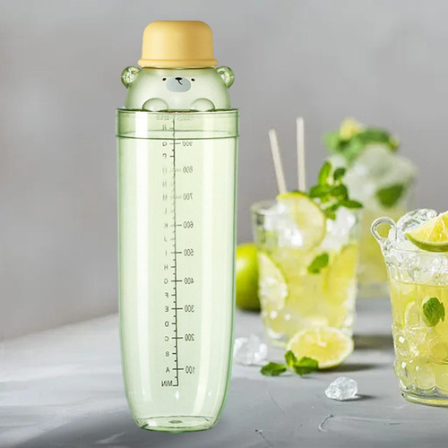 Pc Body Shaker Shaker Para Bebidas Regalos De 100ml Verde