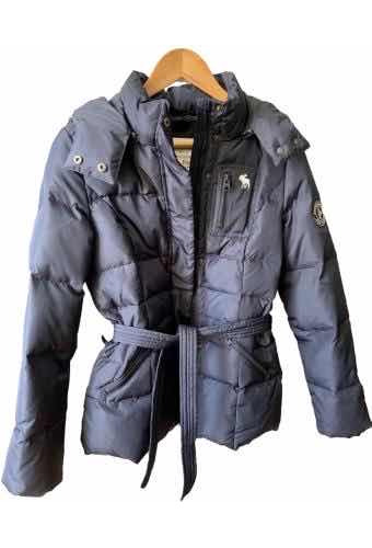 Campera Pluma Azul Superabrigada