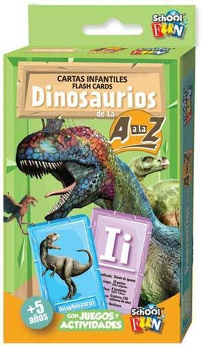 Cartas Educativas Dinosaurios De La A A La Z Plow L135