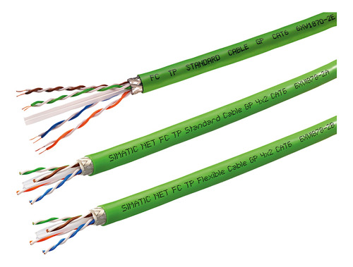 Cable De Red Siemens 6xv1870-2e Ie Fc Tp Standard Cable 4x2