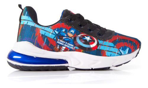 Zapatillas Urbanas Nenes Chicos Marvel Capitan America 01321