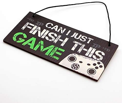 Imagen 3 de 8 de Muestra Divertida Gamer Placa Regalo Para Juego Para La Puer