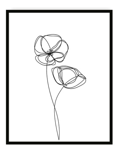 Cuadros Minimalistas - Delicados Simples Trazos - Rostros