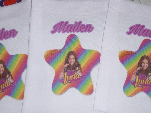 Bolsitas Golosinera Soy Luna Personalizadas X 40 Unidades