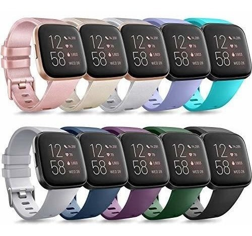 10 Mallas Para Fitbit Versa Lite - Small