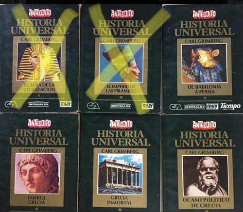 Historia Universal Anteojito/carl Grimberg (precio X Unidad)