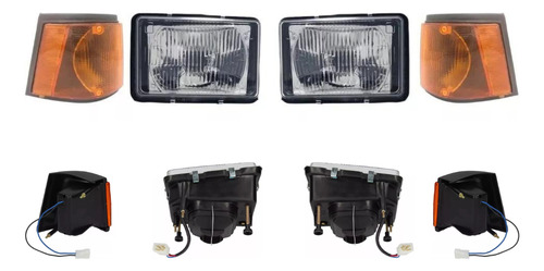 Trompa Kit Opticas Y Giros Del Fiat 147 Spazio 1985 Al 1997