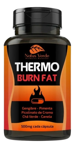 Imagem 1 de 4 de Thermo Burn Fat Acelerador Metabólico - 100 Caps De 500mg