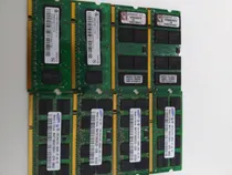 Comprar Lote De Memórias Ddr2 (256mb A 2g) Notebook - Leia O Anuncio