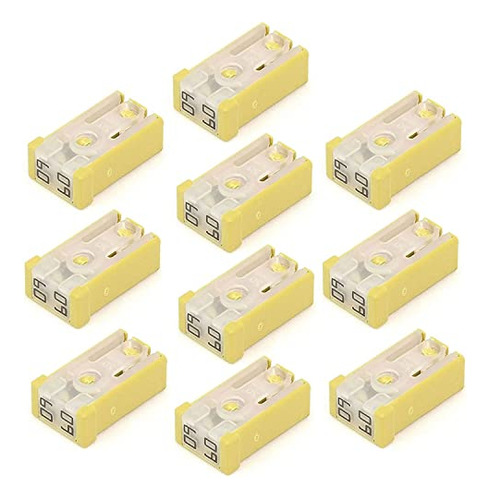 Kit 10 Fusibles Mcase Ranurados Pxps 60a 32v