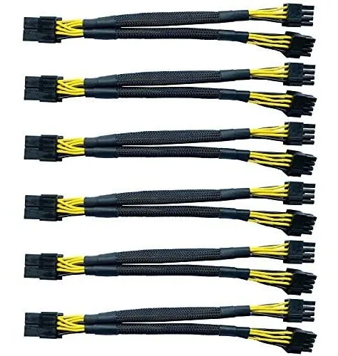 comprar Amangny Gpu Vga Pci-e De 8 Pines Hembra A Doble 8 (6+2) Pine