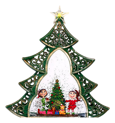 Caja Musical De Navidad Con Luces Brillantes Y Duende