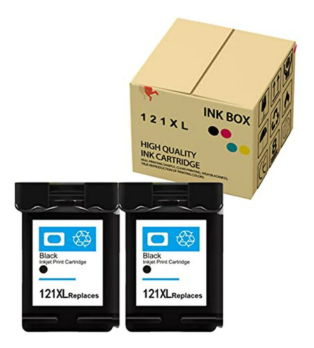 Tinta Compatible Con Hp 121xl Para Impresoras Envy Y Deskjet