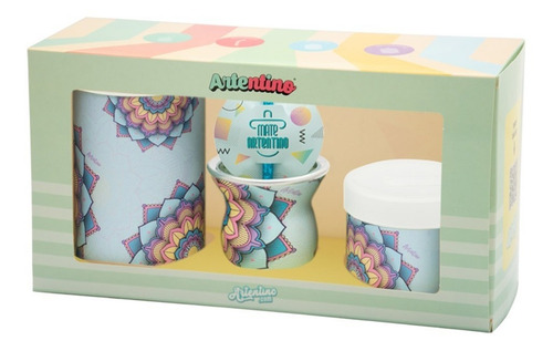 Imagen 3 de 10 de Mayorista 6 Caja Regalo Set Matero Artentino Mate Original