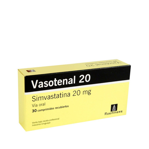 Vasotenal 20 Mg 30 Comp