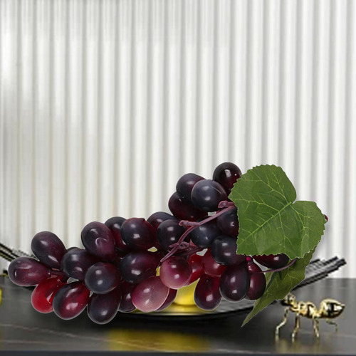 Jja Figurita Artificial, Modelo De Fruta, 36 Uvas Moradas