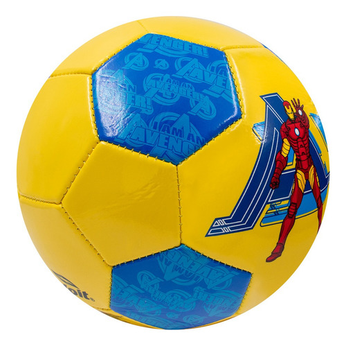 Balón De Fútbol No. 3 Avengers Amarillo