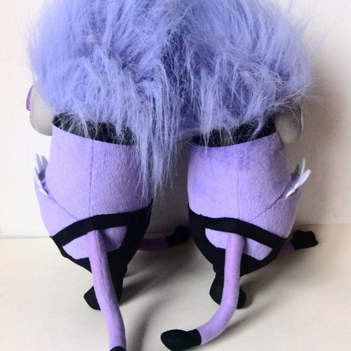 Mz 2 Bonecos De Pelúcia Minion Roxos Do Diabo