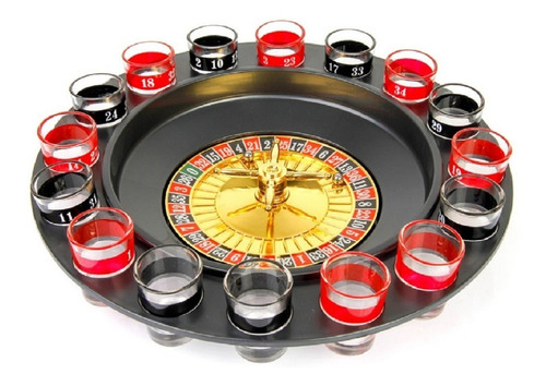 Juego Ruleta Vasos Drinking Roulette Divertido Juego De Mesa