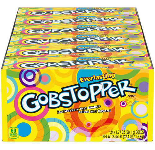 Everlasting Gobstopper Candy, Willy Wonka Jawbreaker Candy,