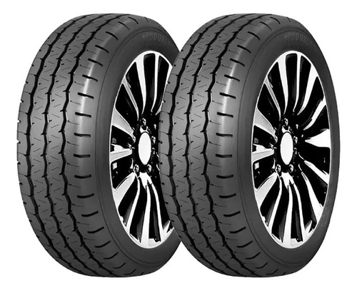 Kit 2 Pneus Double Star Aro 14c 185r14c Ltech Dl01 102/100r
