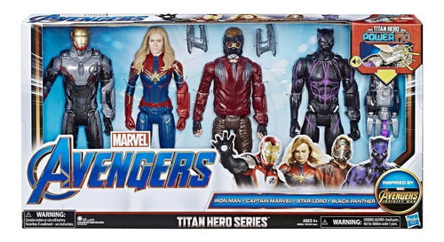 Set De Personajes De Avengers End Game Hasbro Power Fx