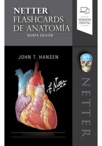 Libro Netter Flashcards De Anatomia Estuche