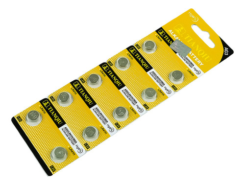 200 Baterias Tianqiu Lr41 Ag3 392a Lr41h Batería Alkalina Botón De 1,5 V