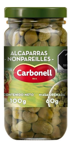5 Pza Alcaparras Carbonell Nonpareilles 100 G
